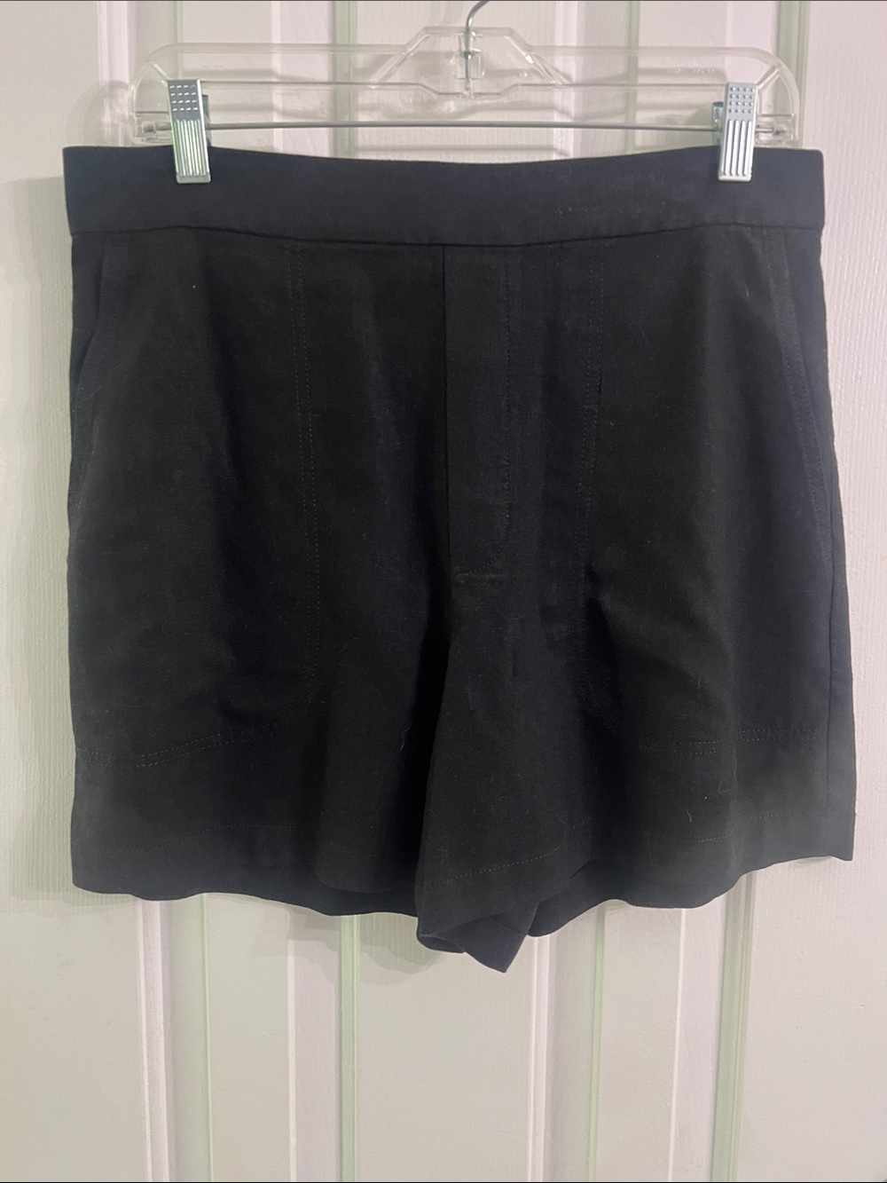 Banana Republic Black Tailored Bermuda Shorts